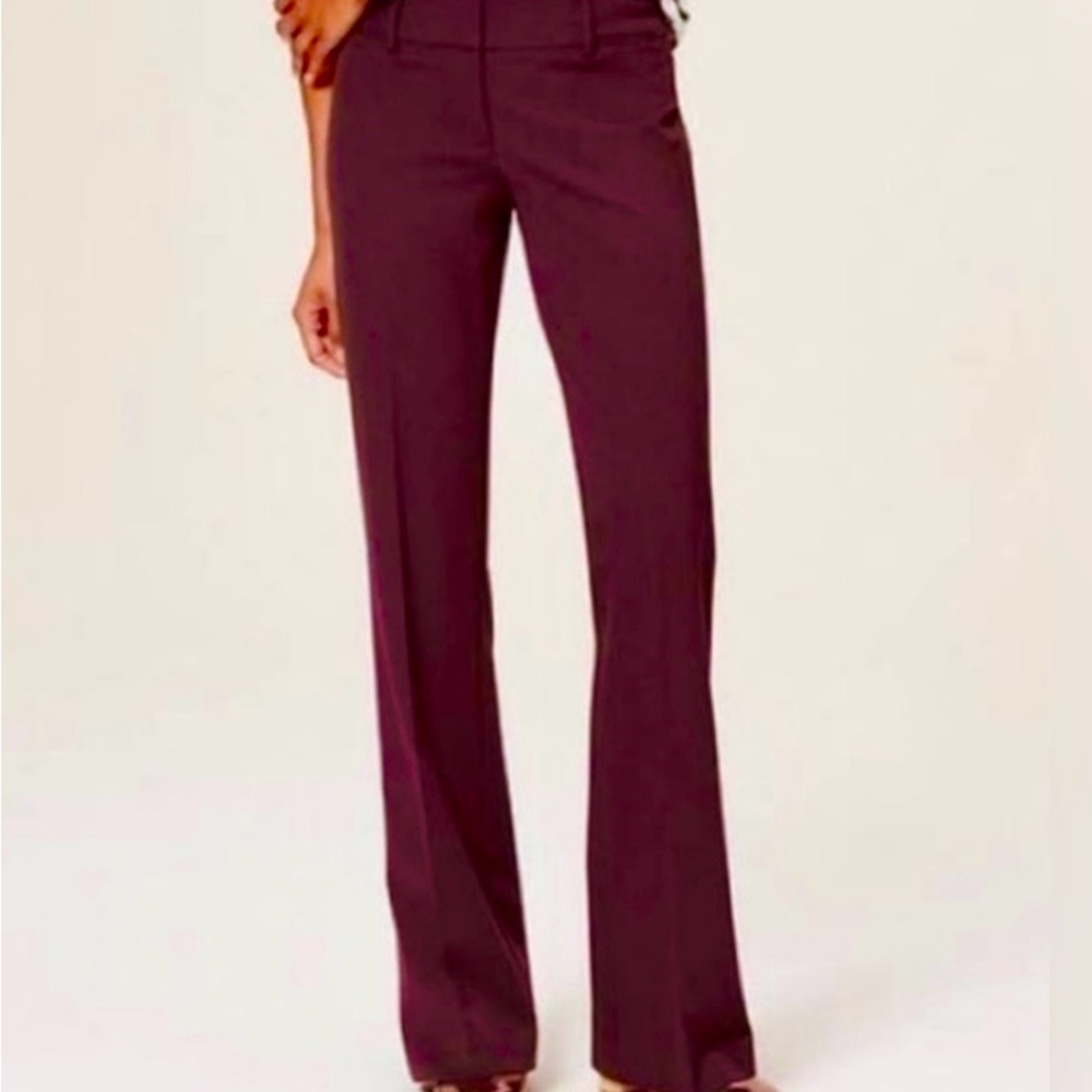 LOFT Women's Rich Burgundy Trousers